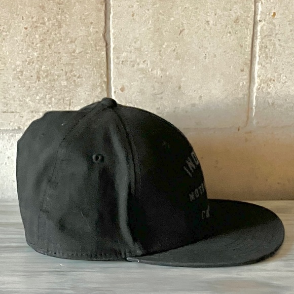 Indian Motorcycle Black on Black Embroidered Hat Ball Cap - Picture 4 of 9